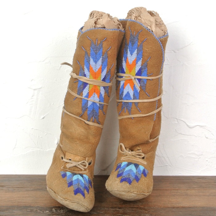 Native American Dress Style インディアン モカシン