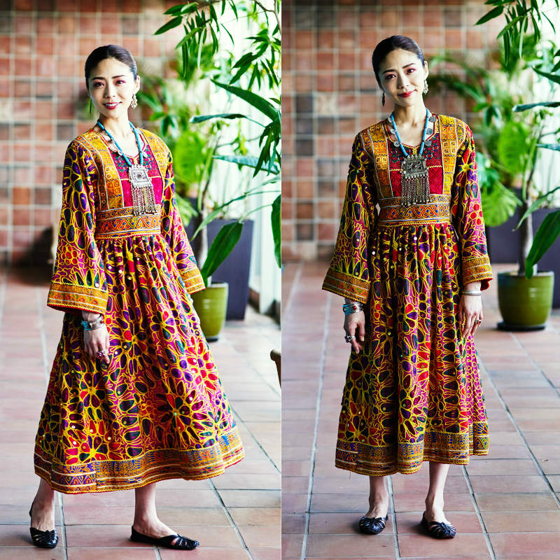 アフガニスタン古布ドレス C｜マライカ公式通販