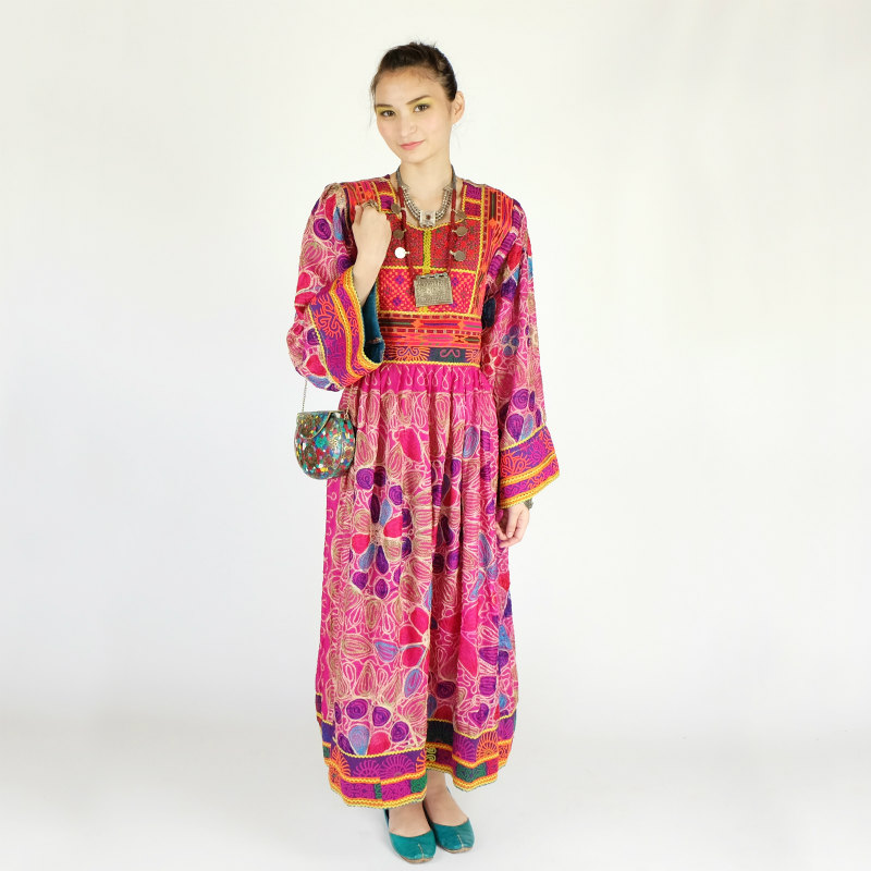 アフガニスタン古布ドレス D｜マライカ公式通販