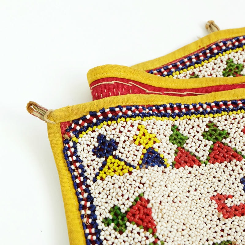 【値下げ】サウラーシュトラ ビーズ細工タペストリー2 値下げ】サウラーシュトラ ビーズ細工タペストリー2 値下げ