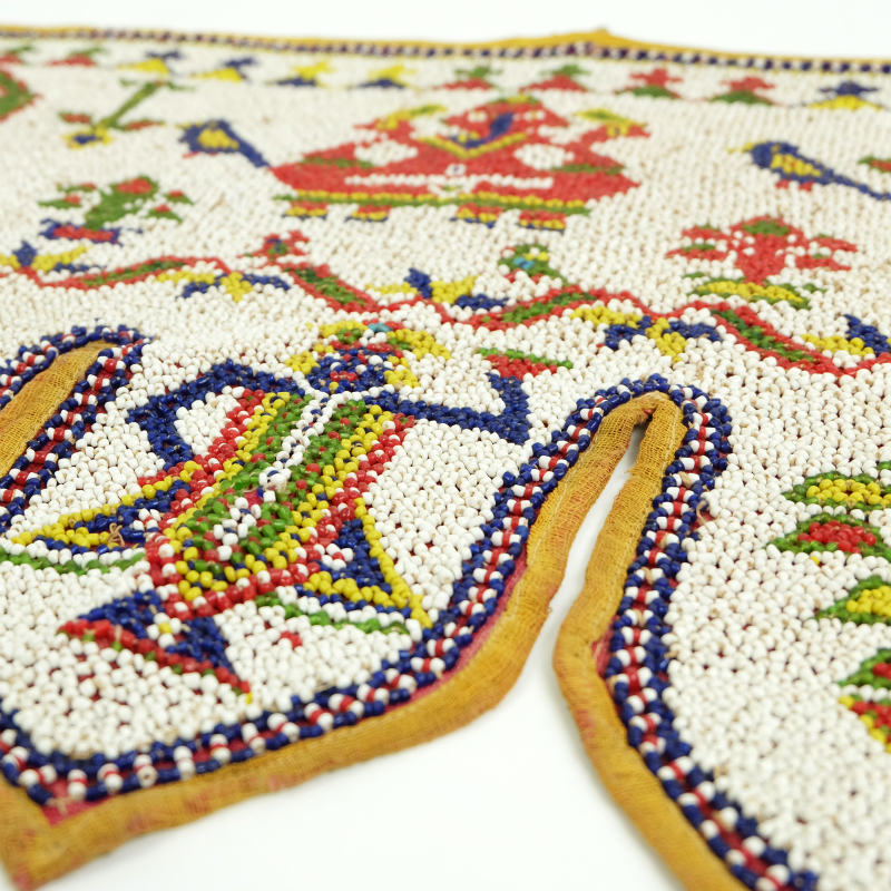 【値下げ】サウラーシュトラ ビーズ細工タペストリー2 値下げ】サウラーシュトラ ビーズ細工タペストリー2