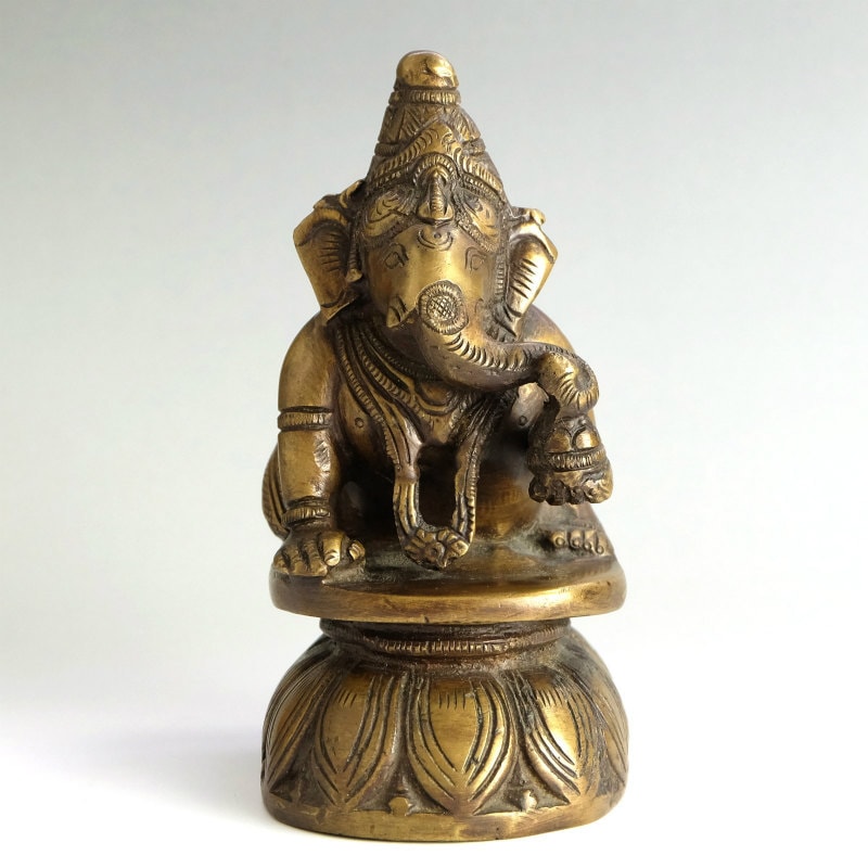 ヒンドゥー教神様 真鍮製ガネーシャ｜マライカ公式通販