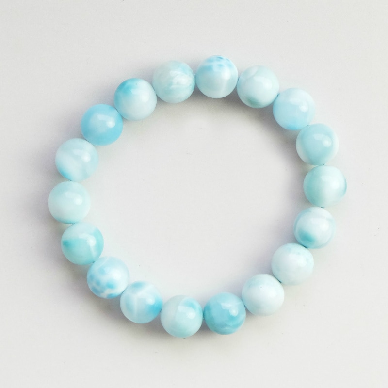 【極上,美品】ラリマー　１１㎜　ブレスレット　高品質　天然　亀模様 極上,美品】ラリマー 11㎜ ブレスレット 高品質 天然 亀模様