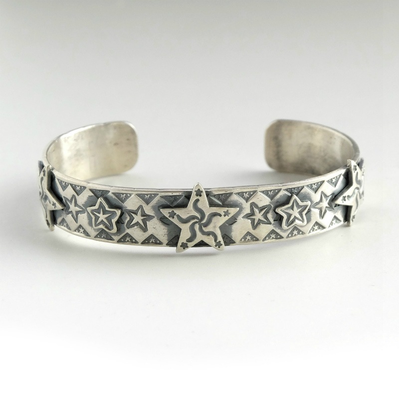 専用スタンプワークシルバーバングル[BRA0295]一点物 専用スタンプ