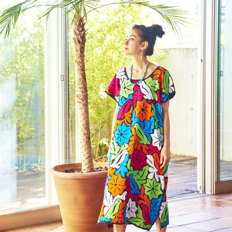メキシコ花刺繍民族衣装｜マライカ公式通販