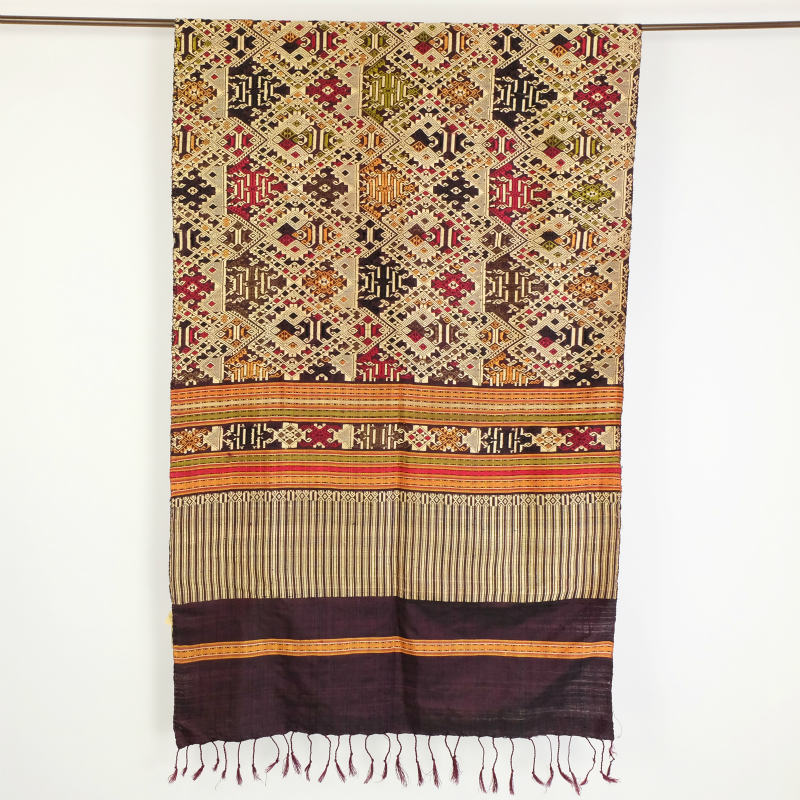 タイ　少数民族手織りタペストリー タイ 少数民族手織りタペストリー 9d7ef6af87b261859e05926cefa6f4