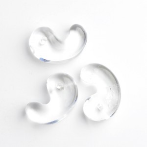 古代勾玉30mm 水晶（クォーツ/クリスタル） 【メール便可