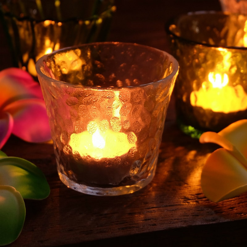 hujan パームオイルキャンドル10個入り【メール便可】｜マライカ公式通販