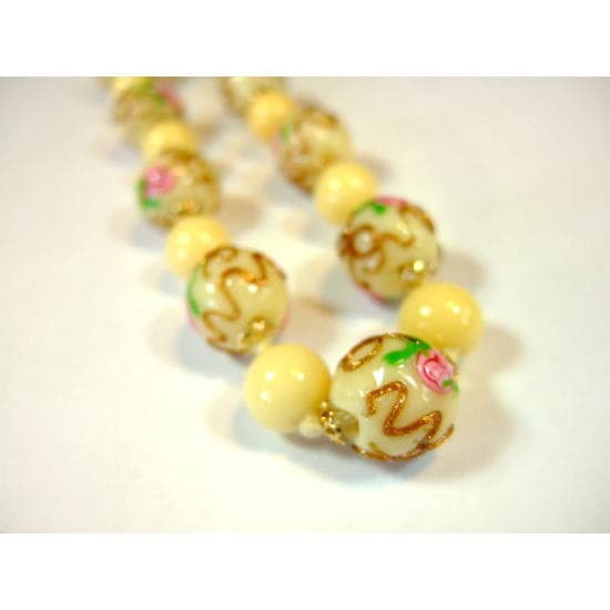 ビクトリアンビーズネックレス