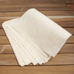 ネパール手すき紙（10枚セット）77cm×50cm ロクタ紙 ラッピングなど