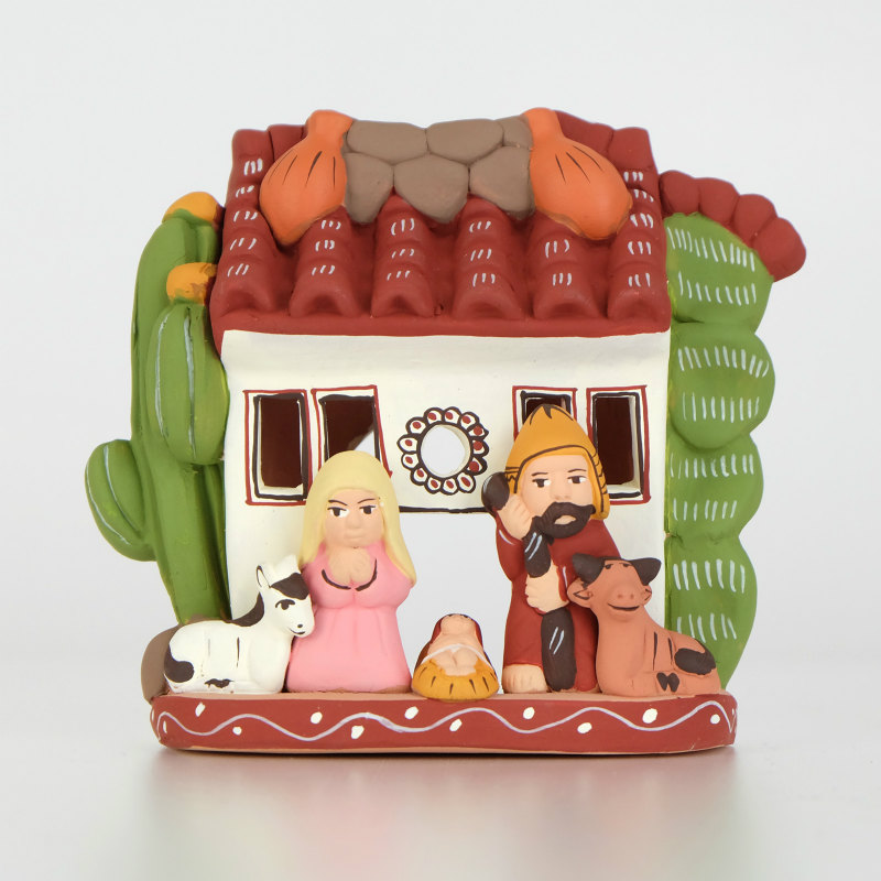 アヤクーチョ　素焼きキリスト誕生 N