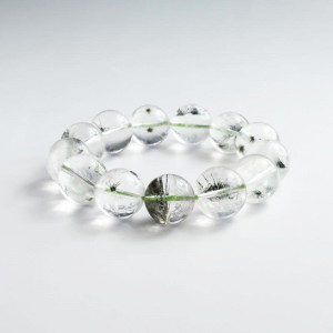 ◇希少◇星入り水晶丸玉ブレスレット 18mm｜マライカ公式通販