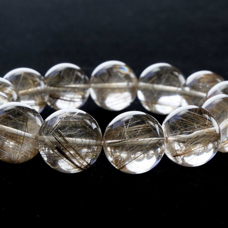◇高品質◇シルバールチル丸玉ブレスレット 17-18mm｜マライカ公式通販