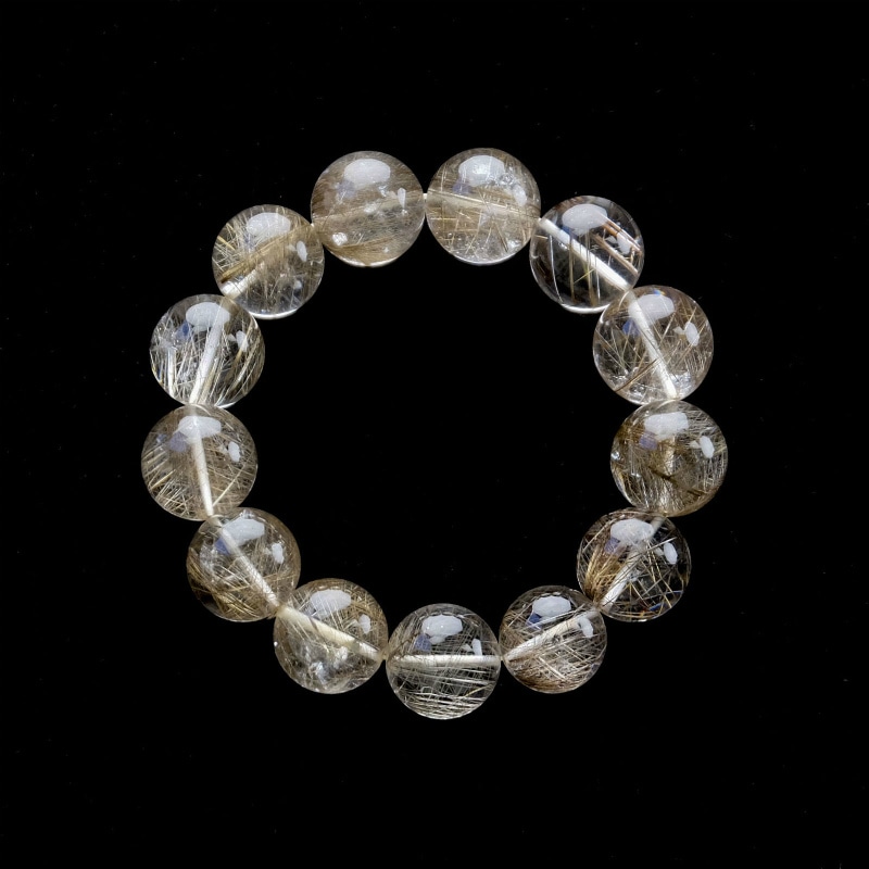 ◇高品質◇シルバールチル丸玉ブレスレット 17-18mm｜マライカ公式通販