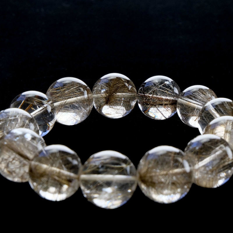 ◇高品質◇シルバールチル丸玉ブレスレット 17-18mm｜マライカ公式通販