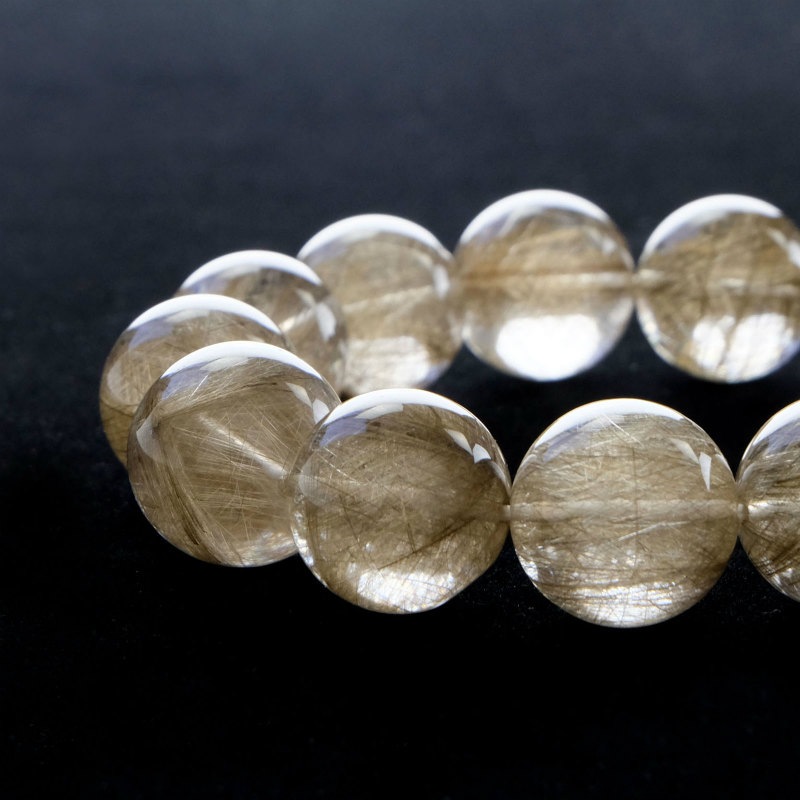 ◇高品質◇シルバールチル丸玉ブレスレット 17-18mm｜マライカ公式通販