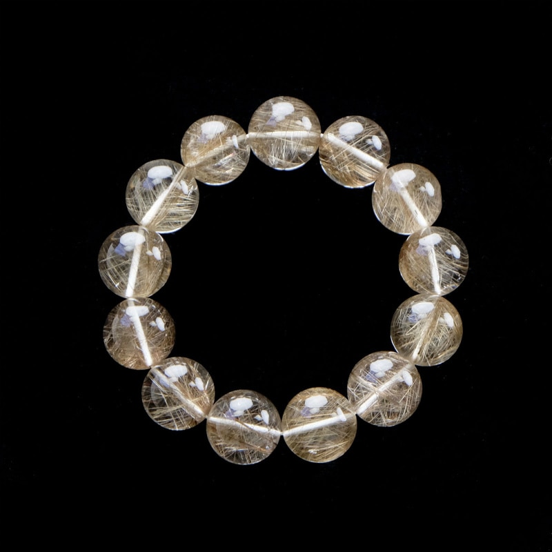 ◇高品質◇シルバールチル丸玉ブレスレット 17-18mm｜マライカ公式通販