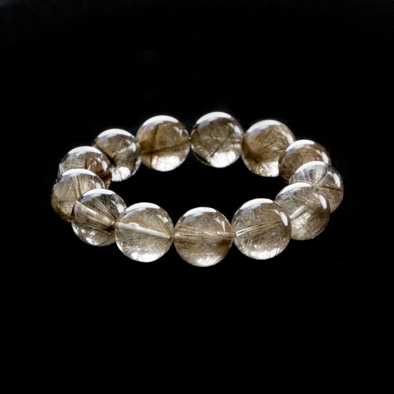 ◇高品質◇シルバールチル丸玉ブレスレット 17-18mm｜マライカ公式通販