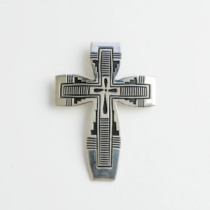 ⭐︎インディアンジュエリー　スティーブンJビゲイクロスペンダント⭐︎ ⭐︎インディアンジュエリー スティーブンJビゲイクロスペンダント⭐︎