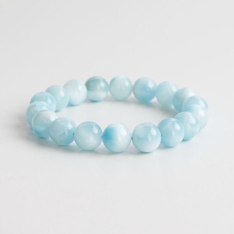 ラリマー　ブレスレット　11mm ラリマー丸玉ブレスレット 11mm｜マライカ公式通販