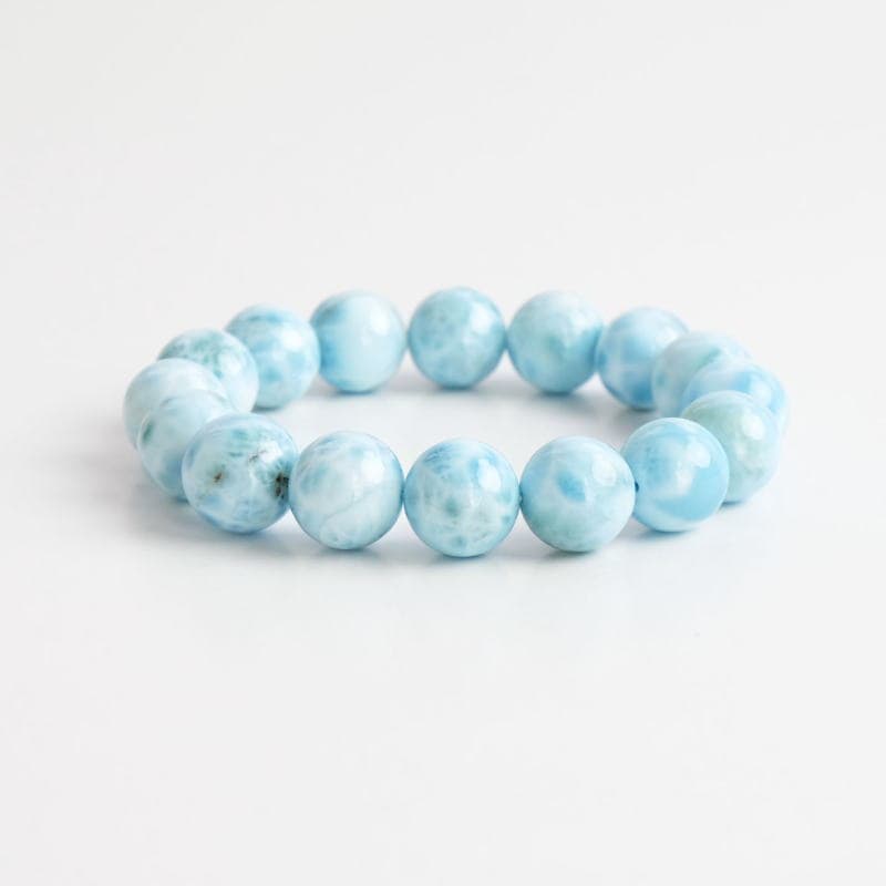 ラリマー丸玉ブレスレット 14mm｜マライカ公式通販 