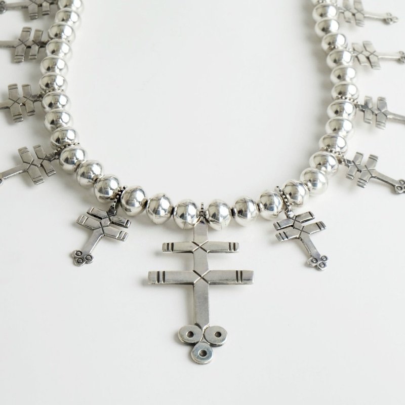 アーニーリスター コインシルバー ドラゴンフライネックレス｜マライカ