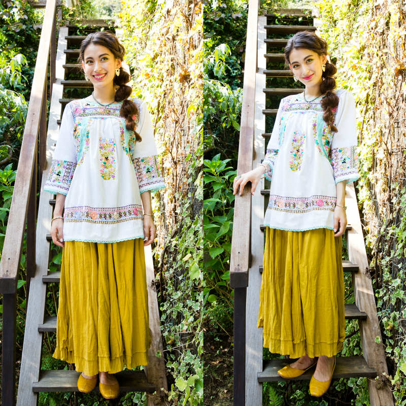 メキシコサポテコ族マリア刺繍民族衣装｜マライカ公式通販