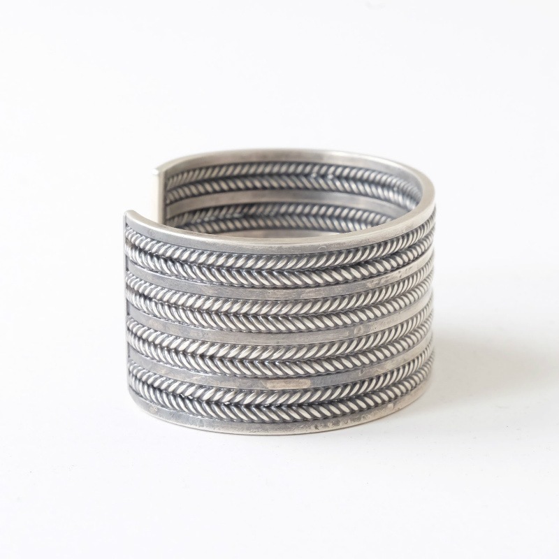 スティーブアルビソ ツイストワイヤーバングル サイズあり】ツイストワイヤーバングル By Steve Arviso