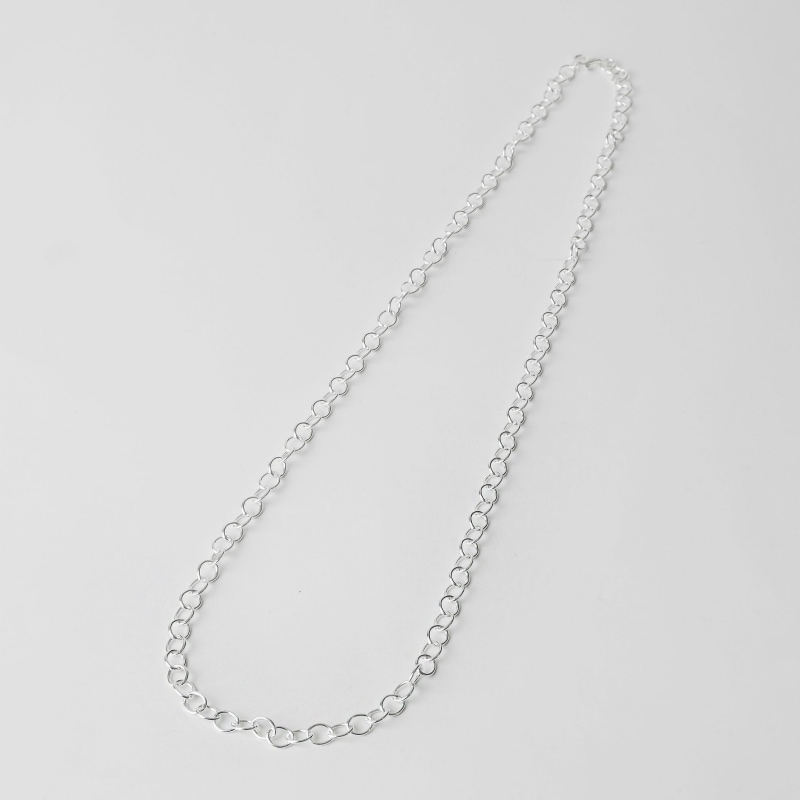 シルバーオーバルチェーン （60cm） 【メール便可】｜マライカ公式通販