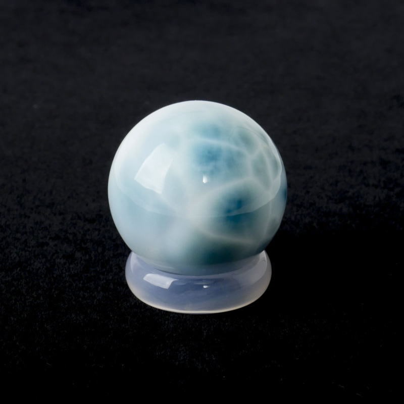 値下げ 照-22【蒼海紋 超 ラリマー ボール】27.2㍉玉 30.41㌘ 値下げ 照-22【蒼海紋 超 ラリマー ボール】27.2㍉玉 30.41