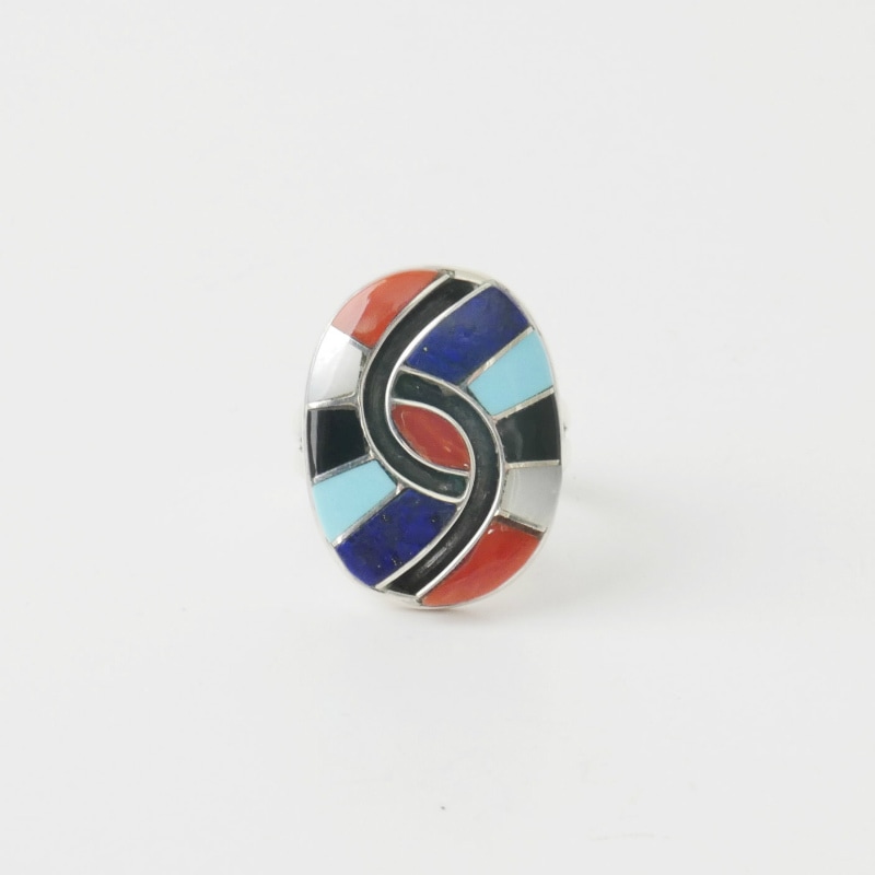 16号 エイミーウェスリー マルチストーン フレンドシップ リング