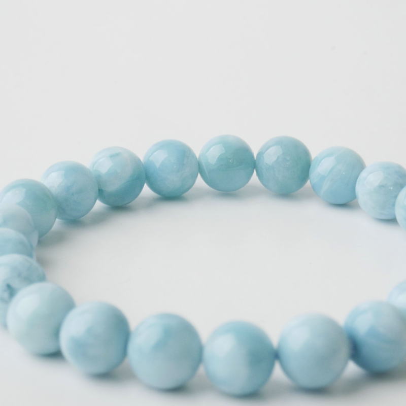 最終値下げ　ラリマー 8mm セット ラリマーブレスレット 8mm｜マライカ公式通販