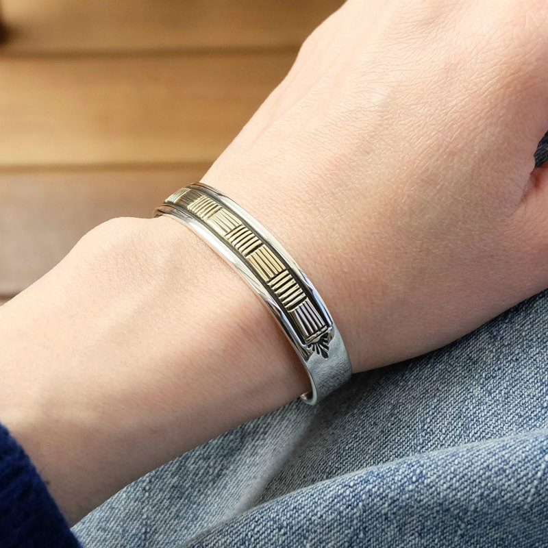 最終値下げブルースモーガンバングルリングシルバー14k