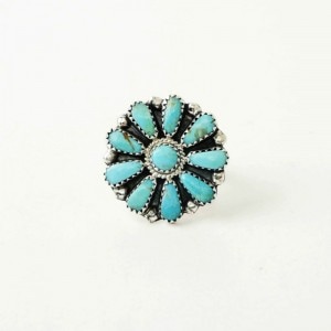 ゼイダビゲイ　リング　クラスター インディアンジュエリー ◇size ゼイタビゲイ クラスター リング｜マライカ公式通販