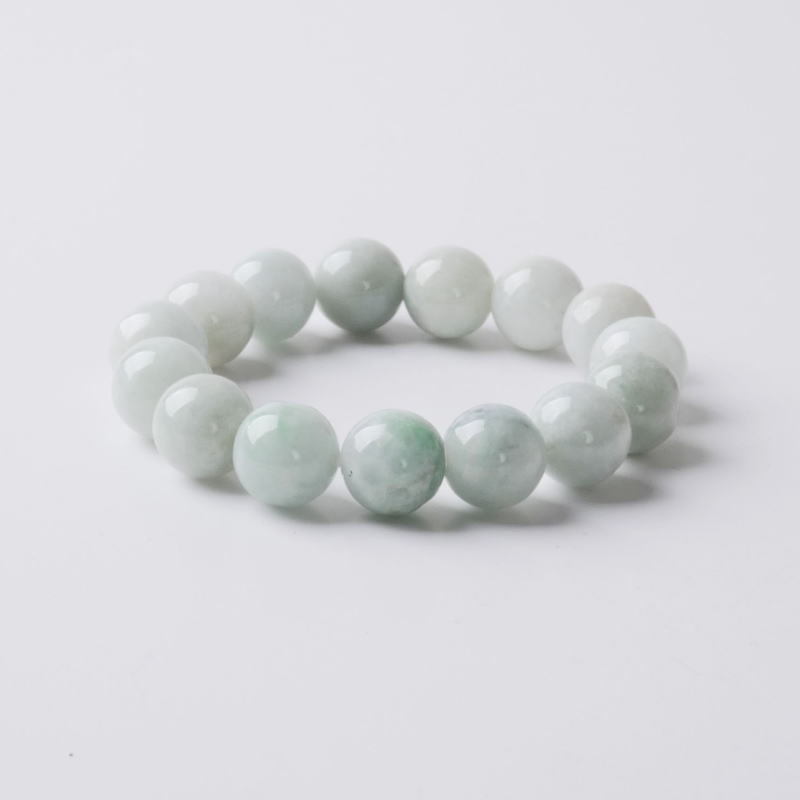 本翡翠丸玉ブレスレット 13mm｜マライカ公式通販