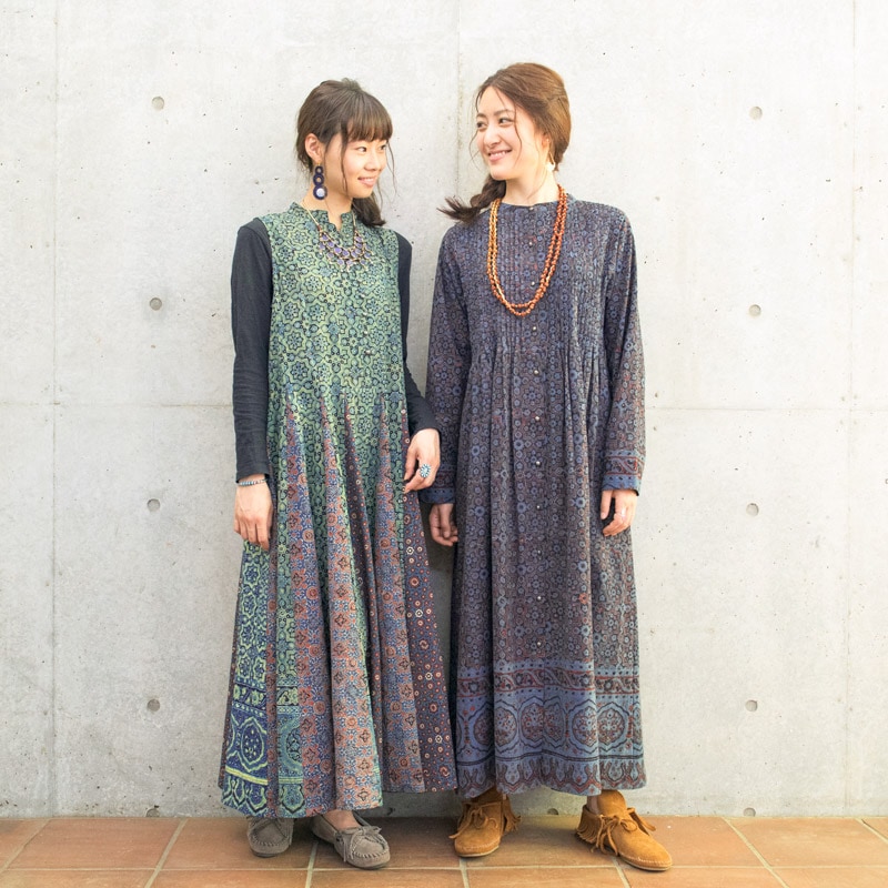 アジャラクプリントシャツワンピース｜マライカ公式通販