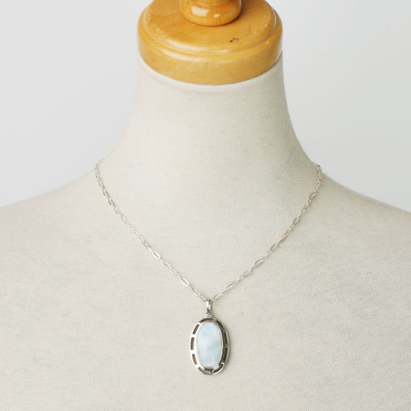 ラリマーザリシルバーペンダント｜マライカ公式通販