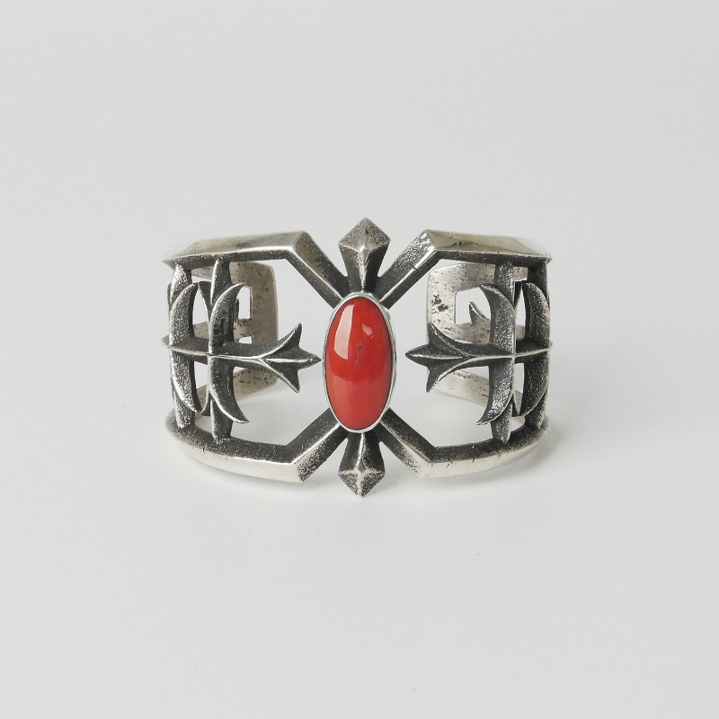 140mm アーロンアンダーソン コーラル トゥファキャスト バングル