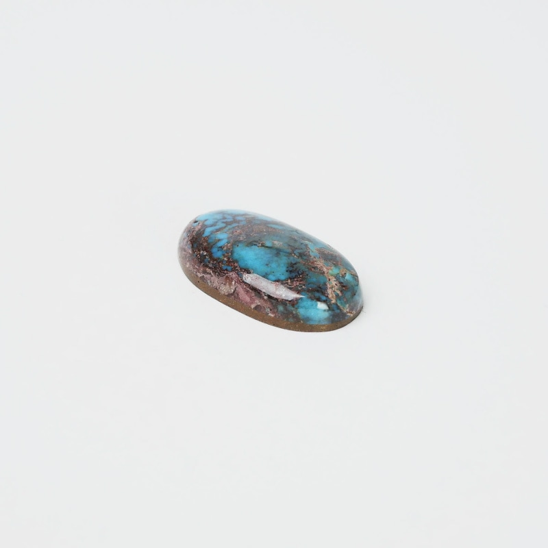 ビズビー 28mm×17mm｜ターコイズルース｜インディアンジュエリー