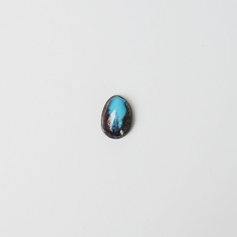 ビズビー 13mm×9mm｜ターコイズルース｜インディアンジュエリーカスタムオーダー