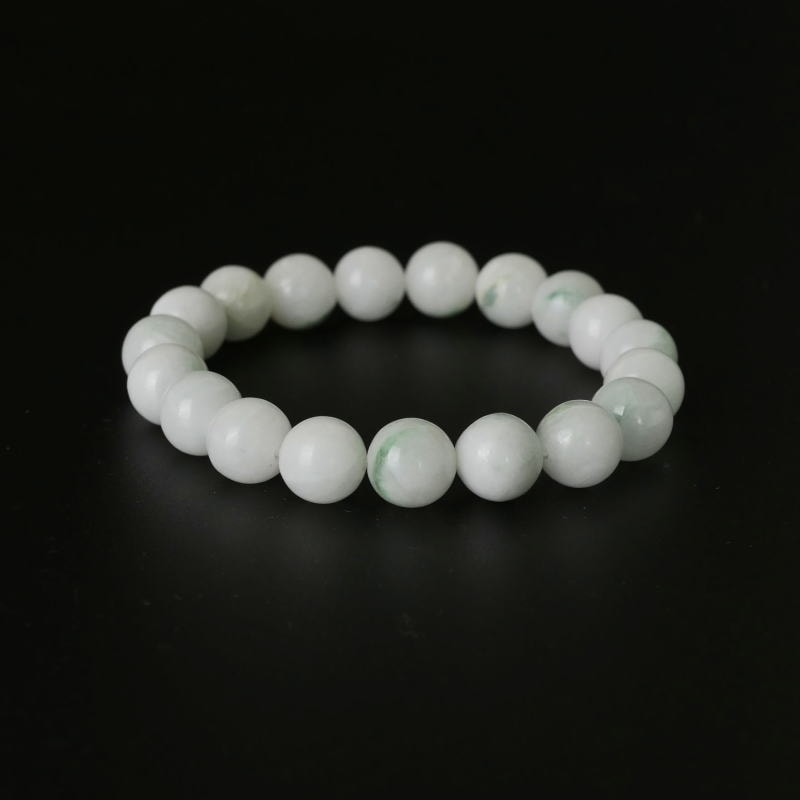 糸魚川翡翠丸玉ブレスレット 10mm （原産地証明書付）｜マライカ公式通販