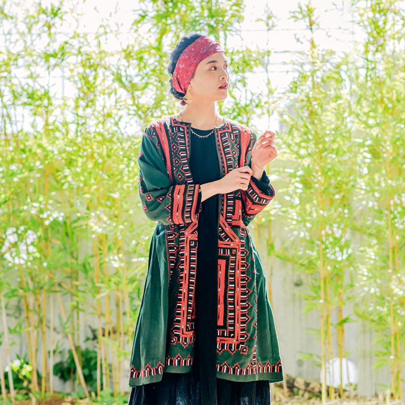 バローチ族民族衣装　羽織り