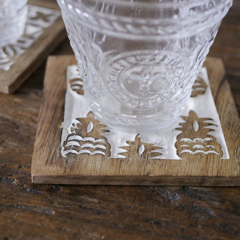 ウッドコースター（パイナップル）【メール便可】