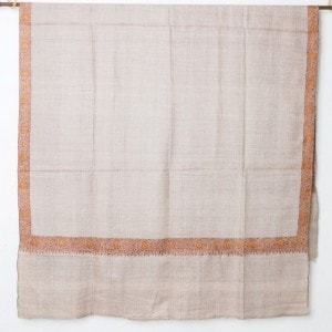 カシミール刺繍（ソズニ刺繍） パシュミナショール 198cm×100cm