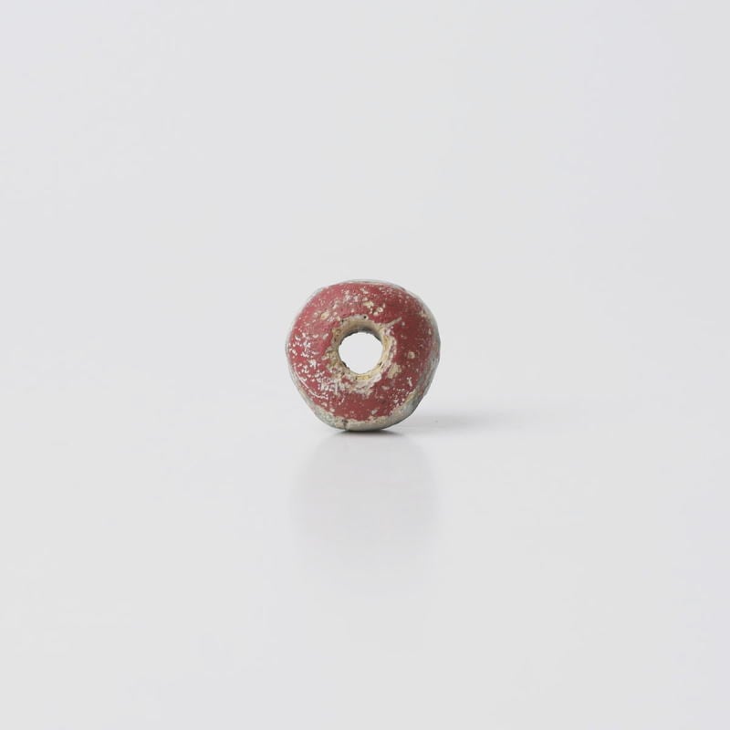 アフリカとんぼ玉　「人面」ミルフィオリ 41L93A-ydBL.jpg