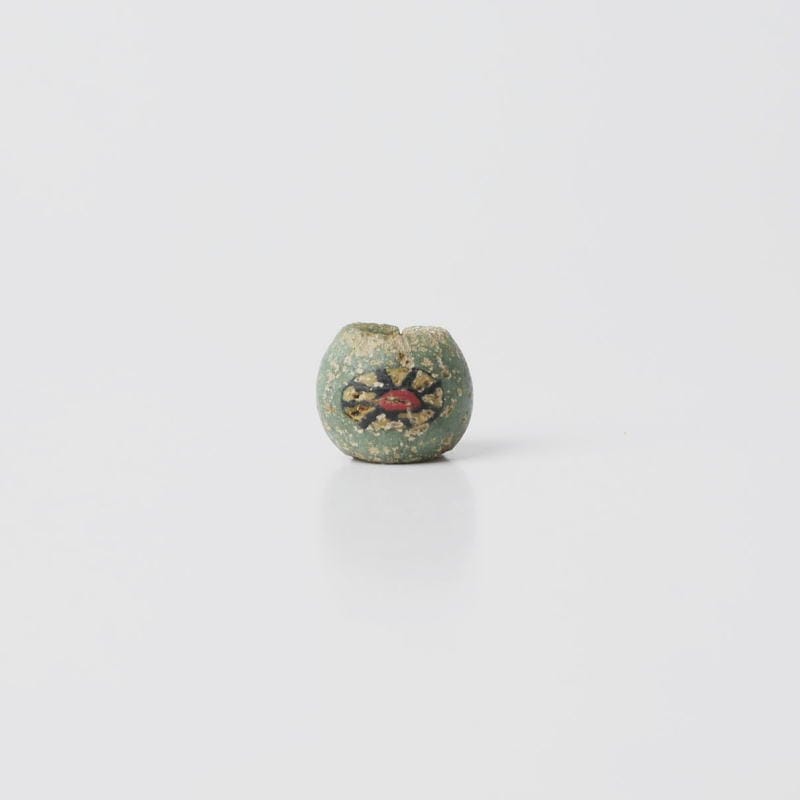 アフガニスタン産イスラムグリーンアイビーズ イスラムビーズ 【Ancient Islamic Mosaic Beads】｜マライカ公式通販