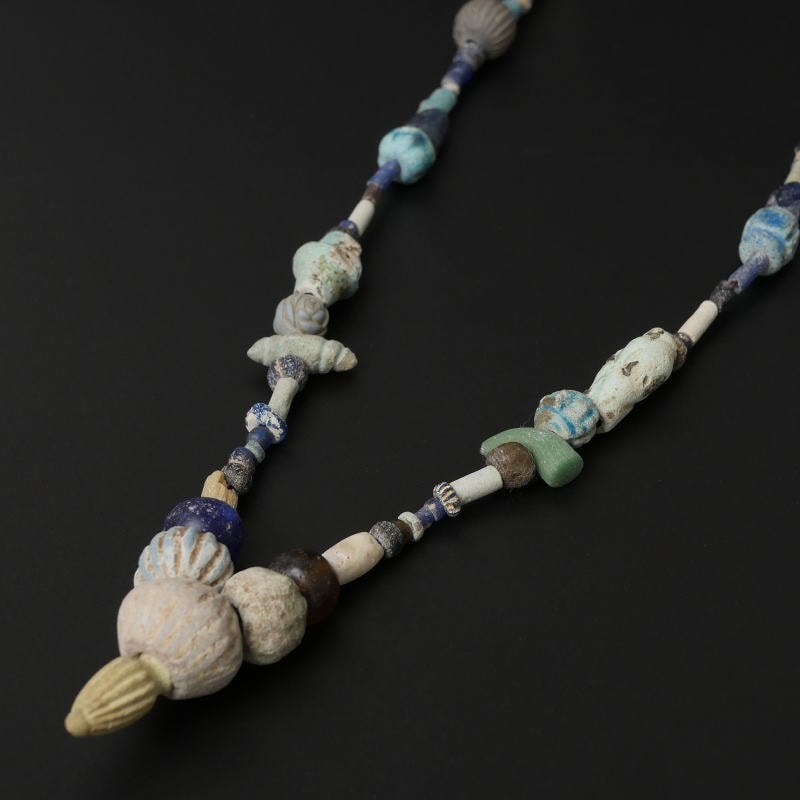 ローマンファイアンスビーズ一連【Authentic Roman faience Beads】