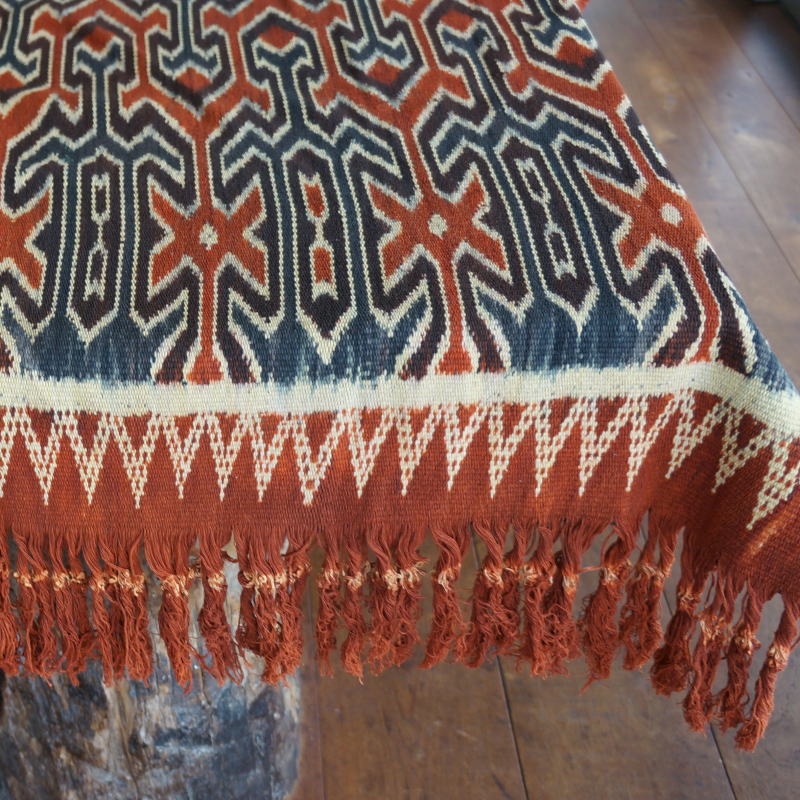 1980年代 手織り布イカット トラジャ産 1980年代 手織り布イカット トラジャ産