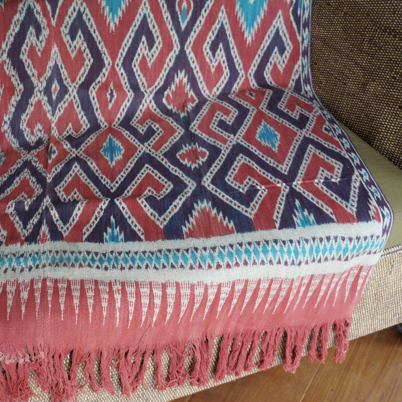 1980年代 手織り布イカット トラジャ産 1980年代 手織り布イカット トラジャ産