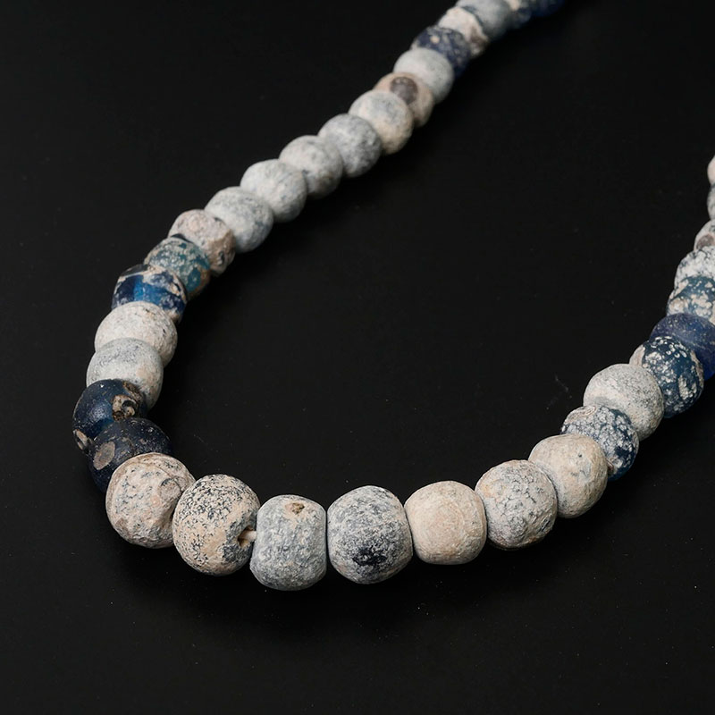 ローマンビーズ一連【Authentic Roman Eye Beads】｜マライカ公式通販
